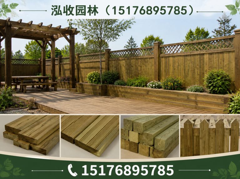 乌兰察布京津冀防腐木工程展示图
